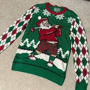 Men’s golf ugly sweater size medium